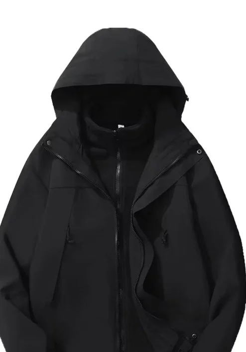 Campera doble con polar desmontable